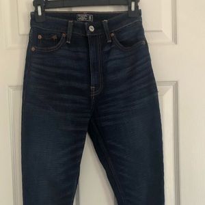 Abercombie and Fitch high rise jeans